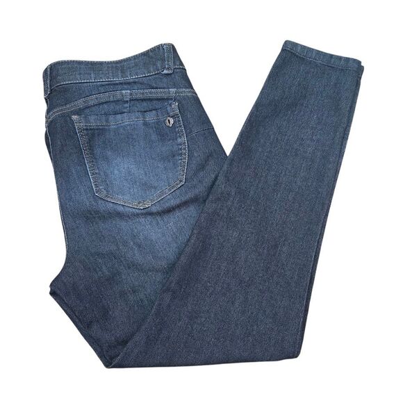 Democracy Denim - Democracy Dark Wash Straight Leg Denim Casual Comfort Jeans Plus Sz 14